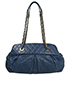 Chic Quilt Bowling Bag, back view